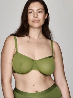 Cuup The Balconette Underwire Bra | Green | 36F